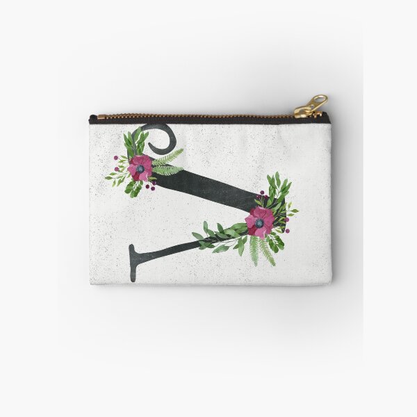 Item preview, Monogram V with Floral Wreath designed and sold by helga-wigandt.