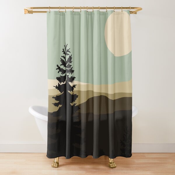 wonderlust Shower Curtain