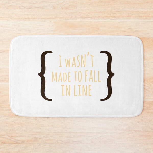 Item preview, I wasn’t made to fall in line designed and sold by PEEGEEDEE.
