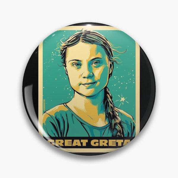 Aperçu de l'œuvre Greta Thunberg créée et vendue par PoliticsPrint.