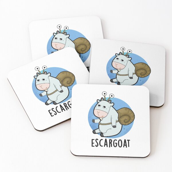 Item preview, Escar-goat Funny French Snail Puns  designed and sold by punnybone.