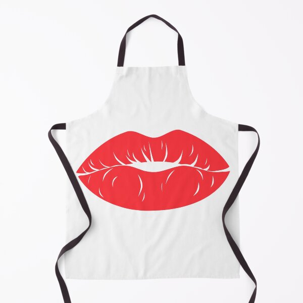 Item preview, Red Pair of cartoon kissing lips designed and sold by TitanWear.