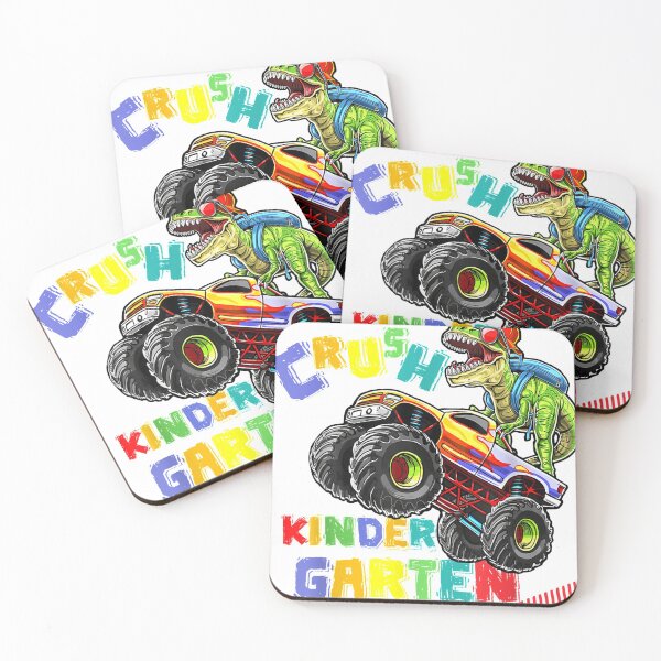 Item preview, I'm Ready To Crush Kindergarten Dinosaur Back To School Kids 3 designed and sold by KatiestoreDT.