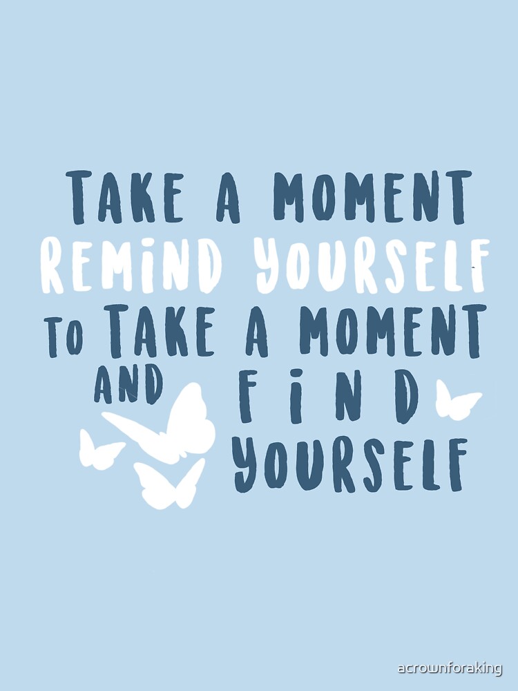 Thumbnail 7 of 7, Essential T-Shirt, take a moment to find yourself designed and sold by acrownforaking.