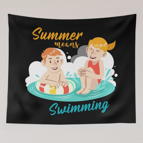 Item preview, Summer Means Swimming designed and sold by YOYOCollection.