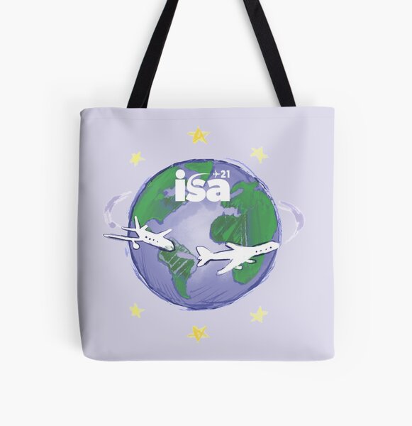 Flying around the world All Over Print Tote Bag