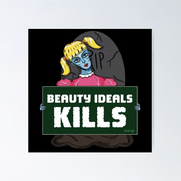 Item preview, Bye Beauty Ideals designed and sold by Saangu.