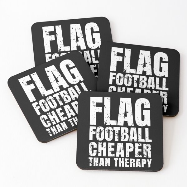 Item preview, Flag Football Cheaper Than Therapy designed and sold by Crafty-Mornings.