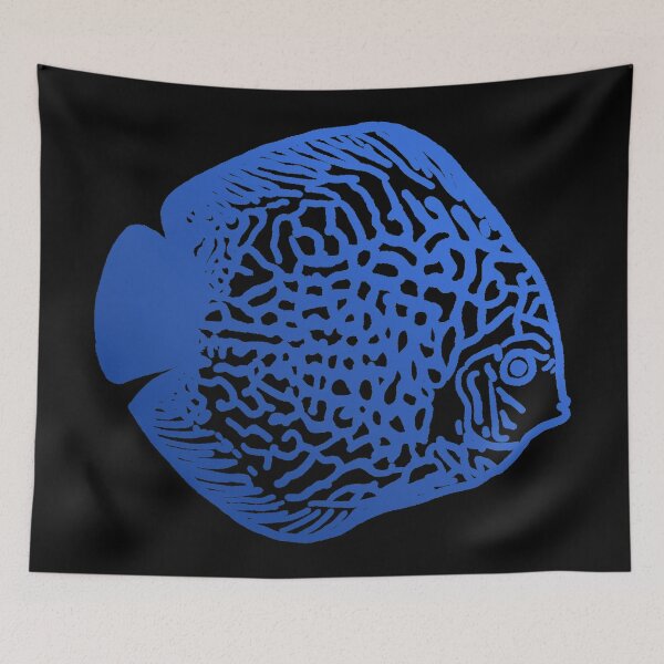 Item preview, Blue Discus Fish  designed and sold by CaptinAubs.