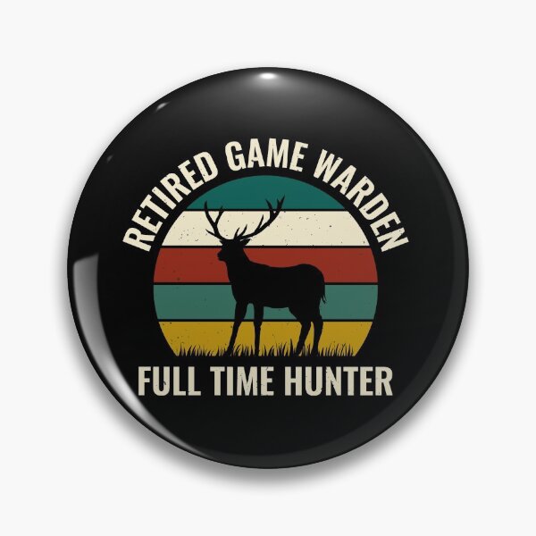 Item preview, Retired Game Warden Conservation officer Vintage Retro designed and sold by CuteDesigns1.