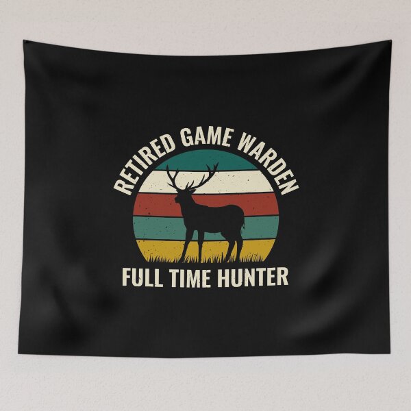 Item preview, Retired Game Warden Conservation officer Vintage Retro designed and sold by CuteDesigns1.