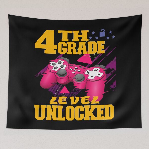 Item preview, 4TH GRADE LEVEL UNLOCKED GLITCHED GAME CONTROLLER - BACK TO SCHOOL designed and sold by PhillDaPhlava.