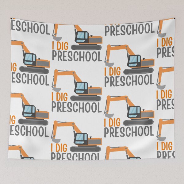 Item preview, I Dig Preschool designed and sold by SweetAndSpice.