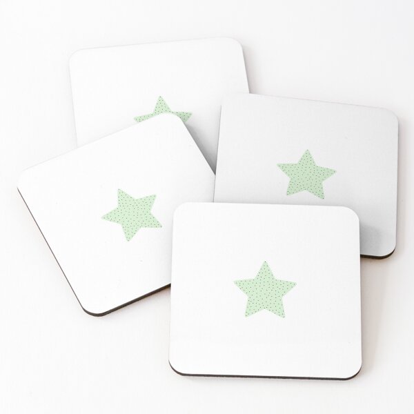 Item preview, mint choco polka dot star designed and sold by starcies.