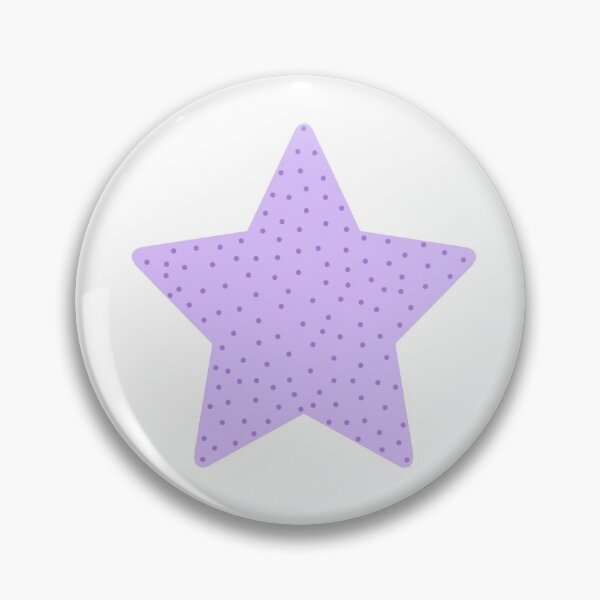 Item preview, purple polka dot star designed and sold by starcies.