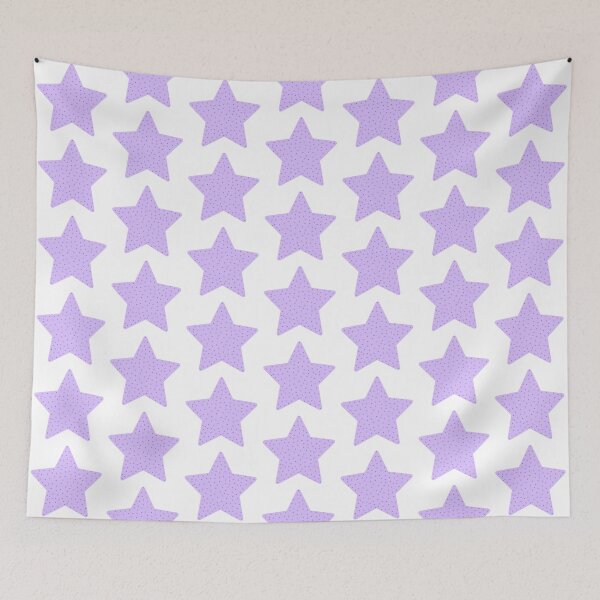 Item preview, purple polka dot star designed and sold by starcies.