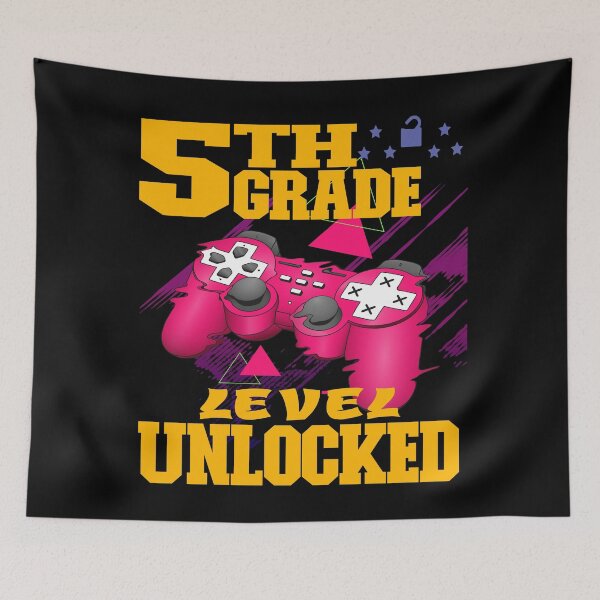 Item preview, 5TH GRADE LEVEL UNLOCKED GLITCHED GAME CONTROLLER - BACK TO SCHOOL designed and sold by PhillDaPhlava.