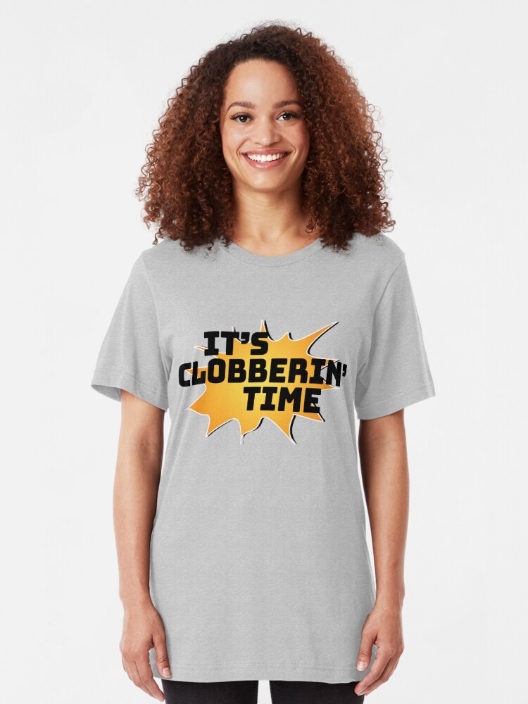 the thing it's clobberin time t shirt