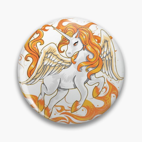 Item preview, Unicorn With Fire Flames designed and sold by EpicArtz.