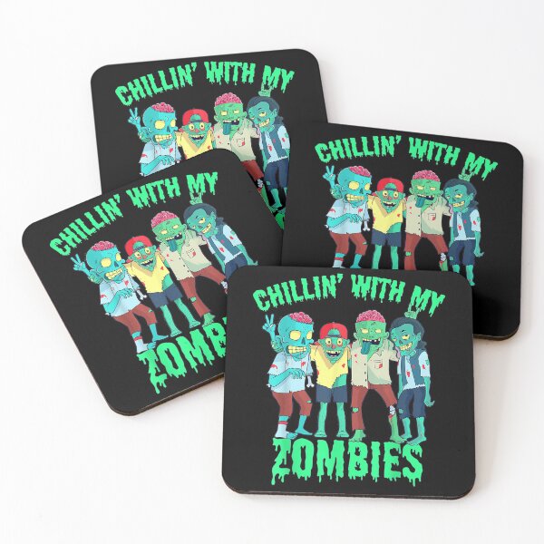 Item preview, Chillin With My Zombies Halloween Boys Kids Zombie designed and sold by maxinegared.
