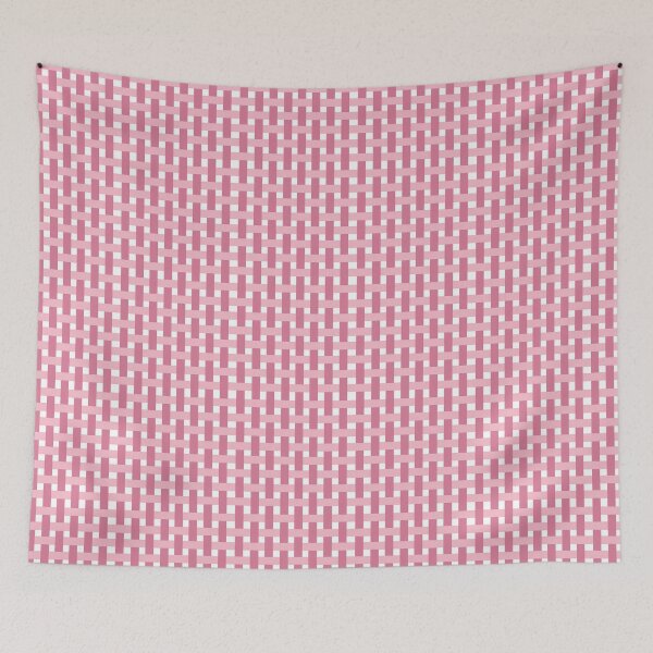 Item preview, Pink plaid woven pattern  designed and sold by sarashzt.