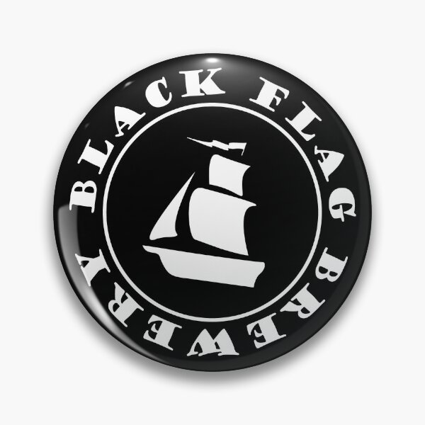 Item preview, Black Flag Brewery white version designed and sold by skocartwork.