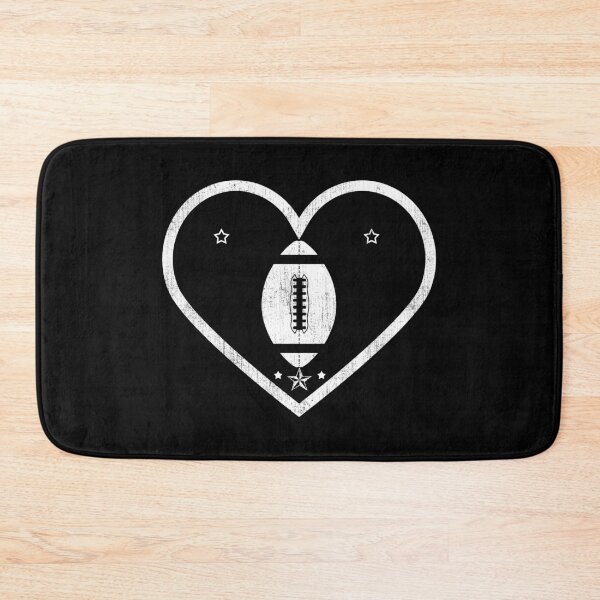 Item preview, I Heart NFL Football Vintage Grunge White designed and sold by iheartsport.