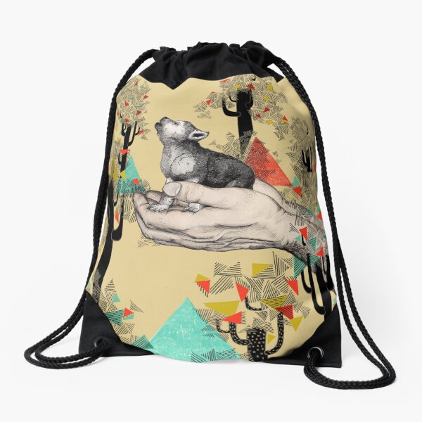 FOUND YOU THERE Drawstring Bag