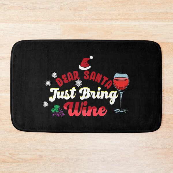 Item preview, Dear Santa Just Bring Wine | Wine Lovers Christmas List designed and sold by Dancing Dolphin Crafts.