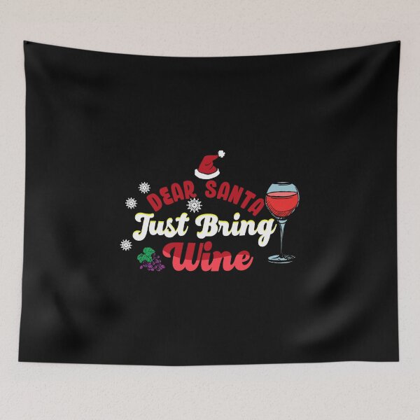 Item preview, Dear Santa Just Bring Wine | Wine Lovers Christmas List designed and sold by Dancing Dolphin Crafts.