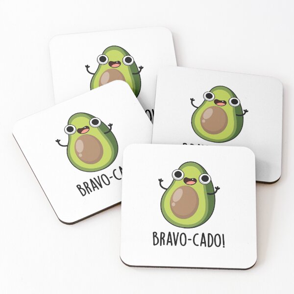 Item preview, Bravo-cado Funny Avocado Puns  designed and sold by punnybone.