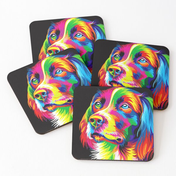 Item preview, colorful dog design designed and sold by Sarani Rashmila Malchani.