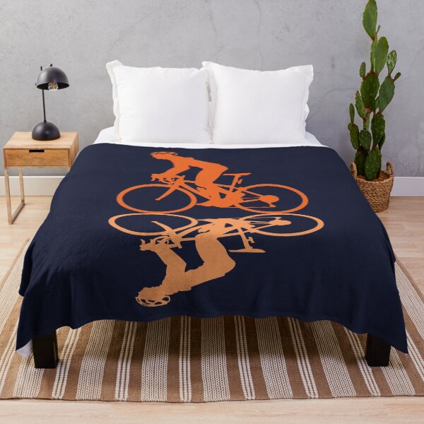 Item preview, Shadow of the Bicycle Rider | Orange | Cycling designed and sold by DrawingBoard.