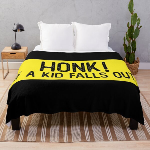 Item preview, Honk If A Kid Falls Out Funny Bumper designed and sold by Sour Soul.
