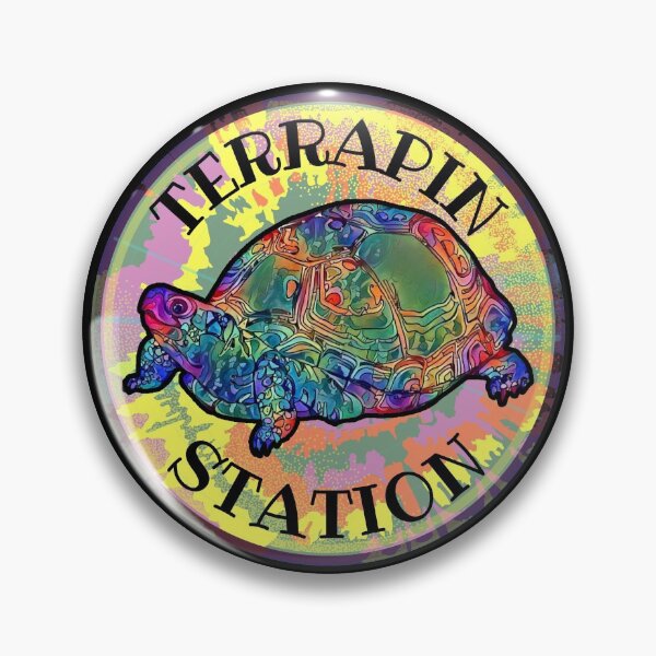 Item preview, Terrapin Station Trippy Retro Turtle designed and sold by ittybittyowl.