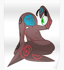 Sea Alien and the Eye Poster