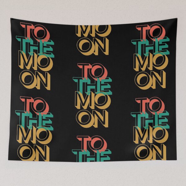 Item preview, To The Moon Artwork designed and sold by TraderShirts.