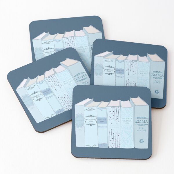 Item preview,  Jane Austen - Novels in Blue designed and sold by MissBennett.