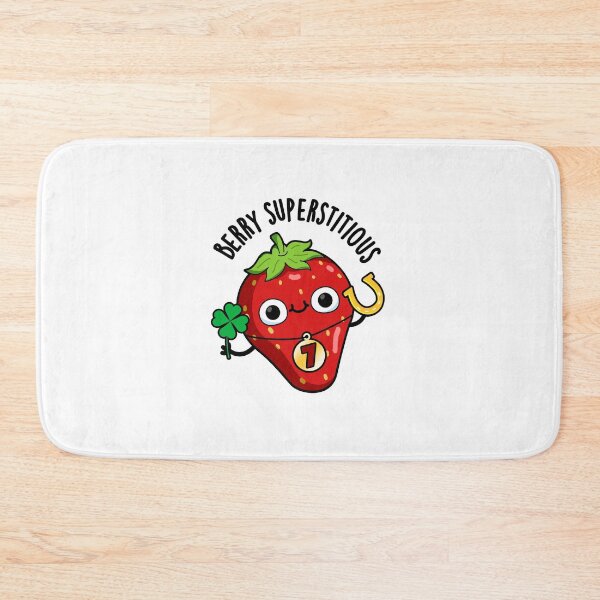 Item preview, Berry Superstitious Funny Fruit Puns  designed and sold by punnybone.