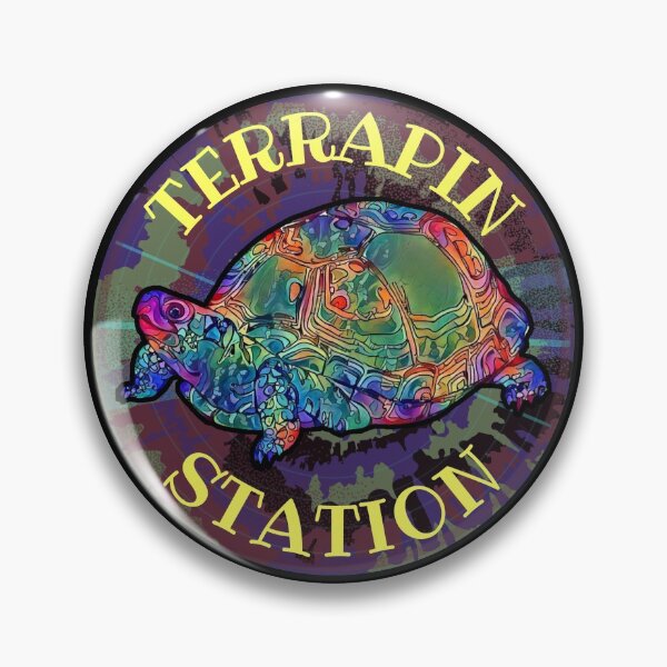 Item preview, Terrapin Station Trippy Retro Turtle at Night designed and sold by ittybittyowl.