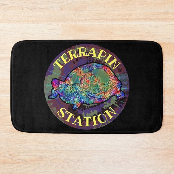 Item preview, Terrapin Station Trippy Retro Turtle at Night designed and sold by ittybittyowl.