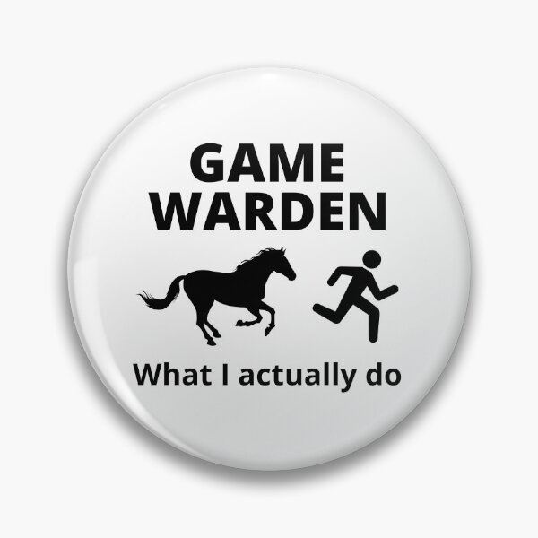 Item preview, Game Warden Conservation officer Gamekeeper Forest Ranger designed and sold by CuteDesigns1.