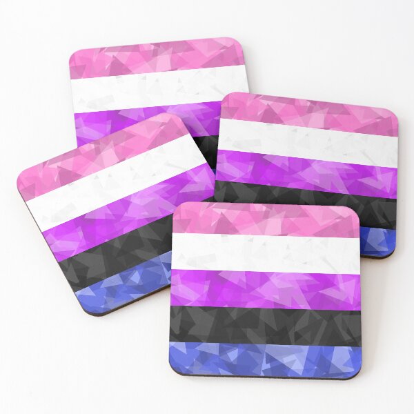 Item preview, Genderfluid Pride Shards designed and sold by SchwarzEzri.