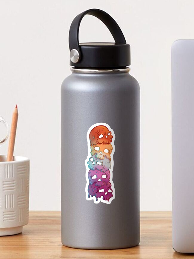 Kawaii Cat in Bottle Creepy Cute Aesthetic Sticker – Irene Koh Studio