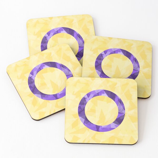 Item preview, Intersex Pride Shards designed and sold by SchwarzEzri.