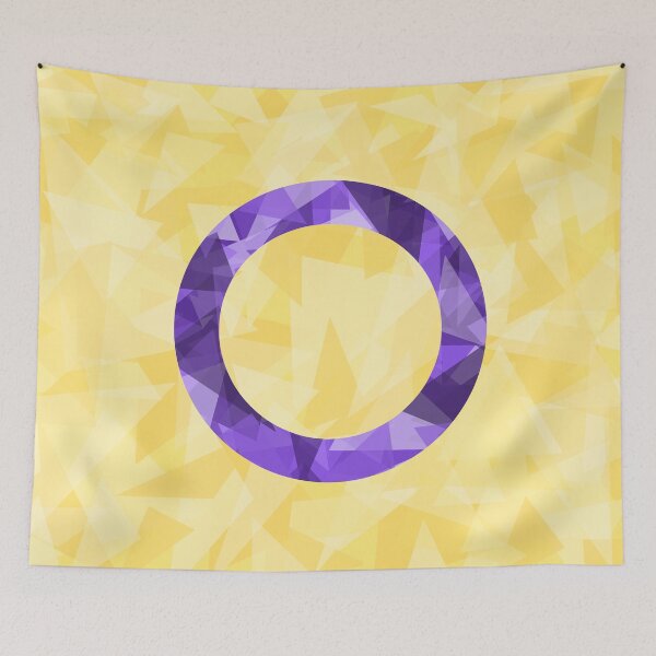 Item preview, Intersex Pride Shards designed and sold by SchwarzEzri.