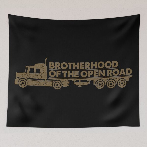 Item preview, Brotherhood of the open road designed and sold by Wiggly Lines.