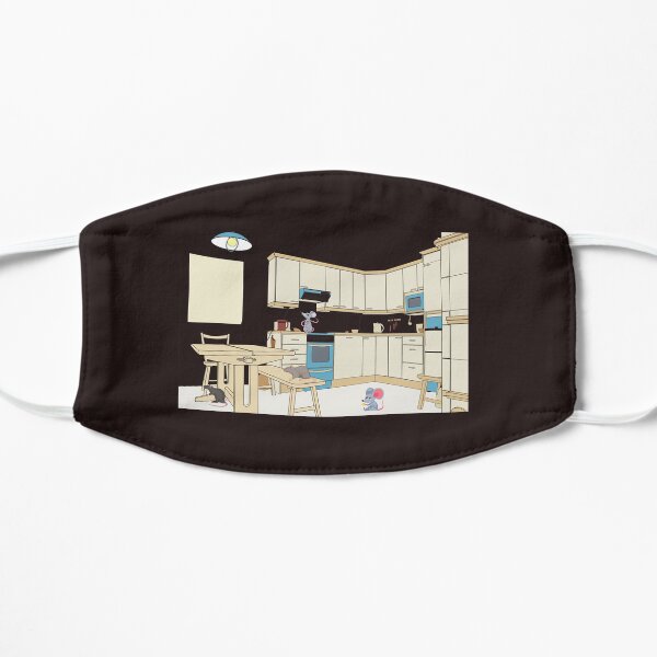 My Kitchen is haunted by rats. Flat Mask