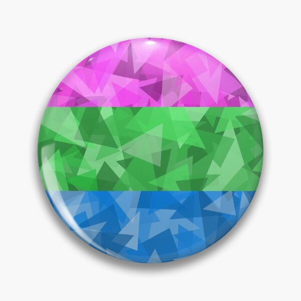 Item preview, Polysexual Pride Shards designed and sold by SchwarzEzri.