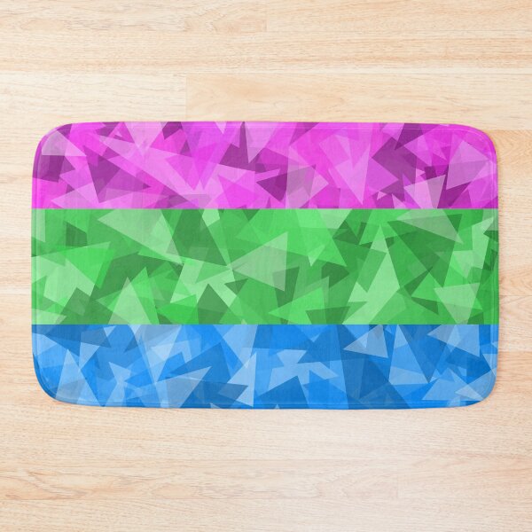 Item preview, Polysexual Pride Shards designed and sold by SchwarzEzri.